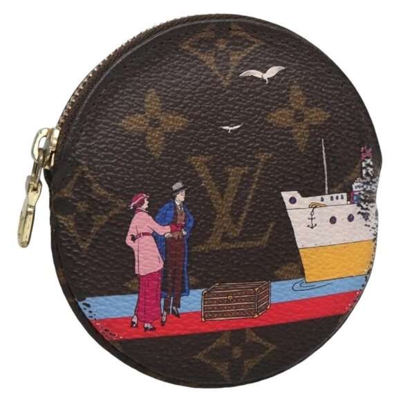 LOUIS VUITTON Monogram Pacific Cruise Porte Monnaie Ron Coin M62142 Auth 138487 - Picture 1 of 16